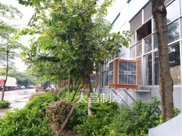 深圳某汽車配件廠車間環(huán)?？照{(diào)降溫工程